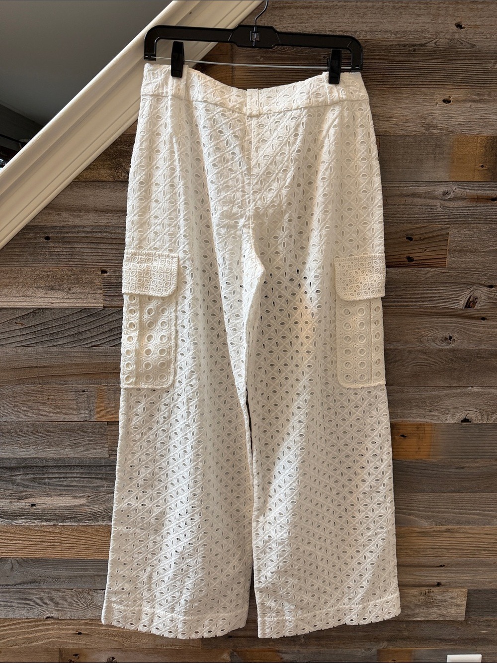 Zimmermann Matchmaker Anglaise Ivory Cotton crochet Pant US Size 4 NWT - Picture 9 of 14